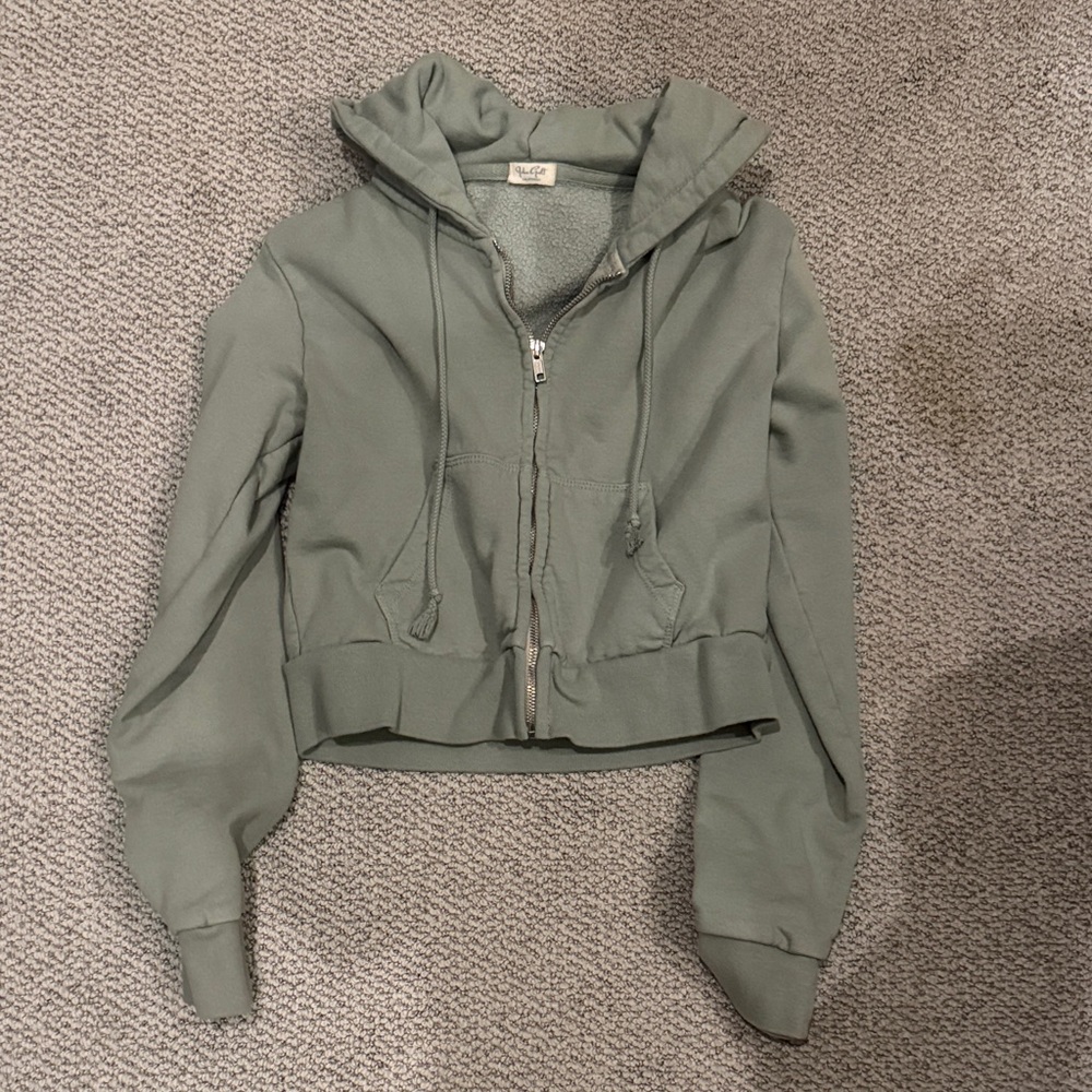 Brandy Melville Olive Bomber Jacket